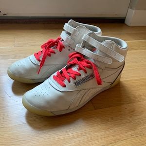 Reebok High Top Leather Sneakers